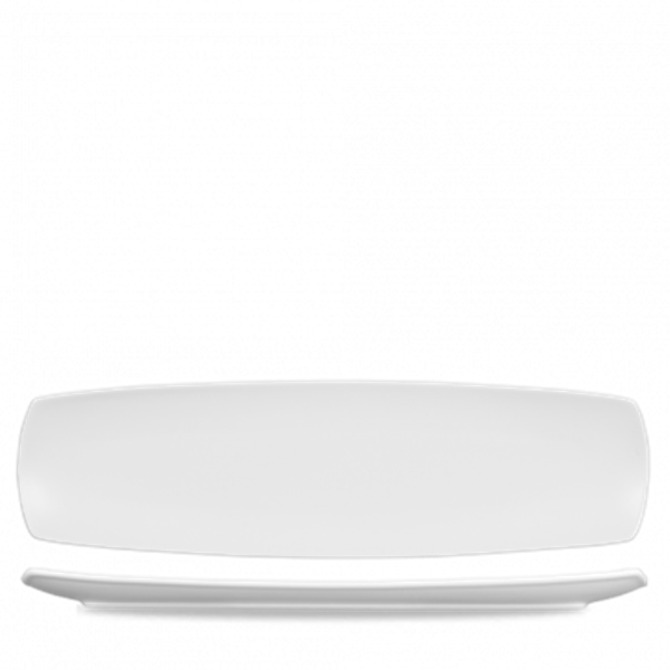 Menu Porcelain Flat Rectangle Plate 14 x 4inch