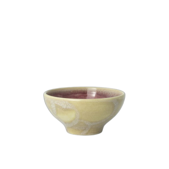 Aurora Vesuvius Rose Quartz Tulip Bowl 10.25cm / 4inch