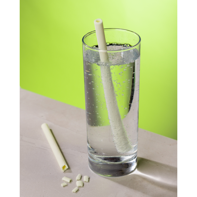 Sorbos Edible Straws Lime Flavour 7.5inch