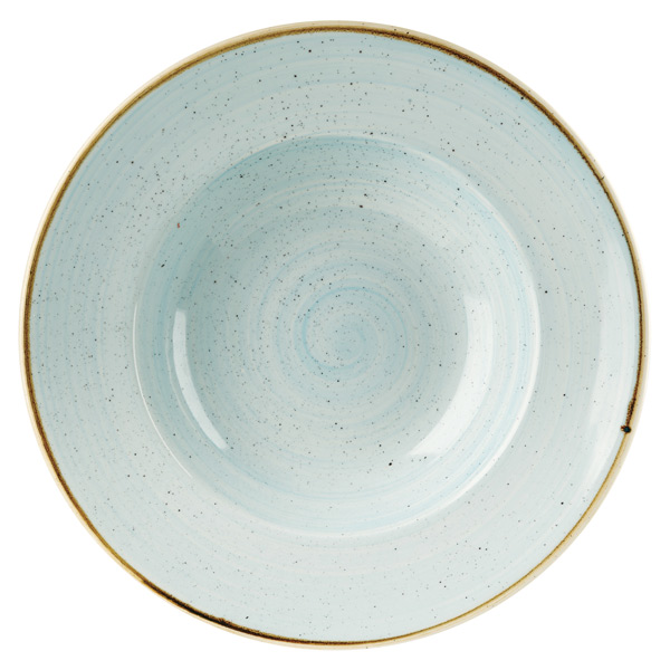 Churchill Stonecast Duck Egg Wide Rim Bowl 11" / 28cm