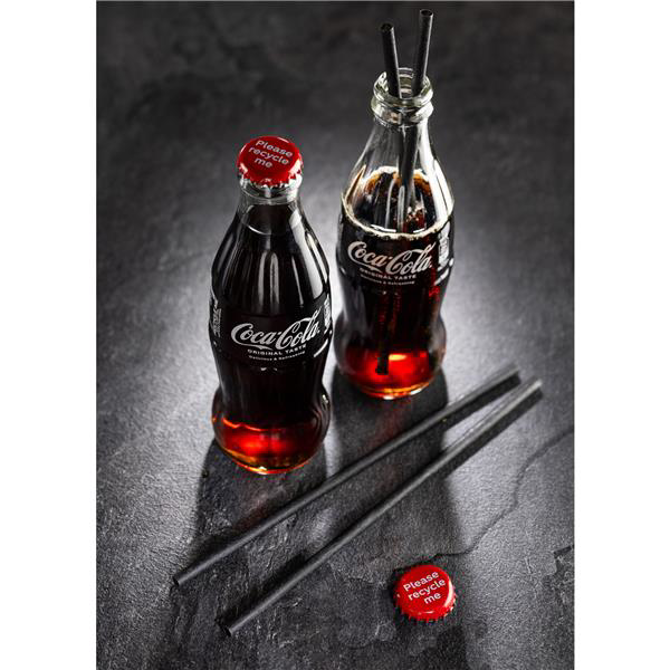 Agave Black Sip Straw 5inch / 13cm 2.5mm Bore