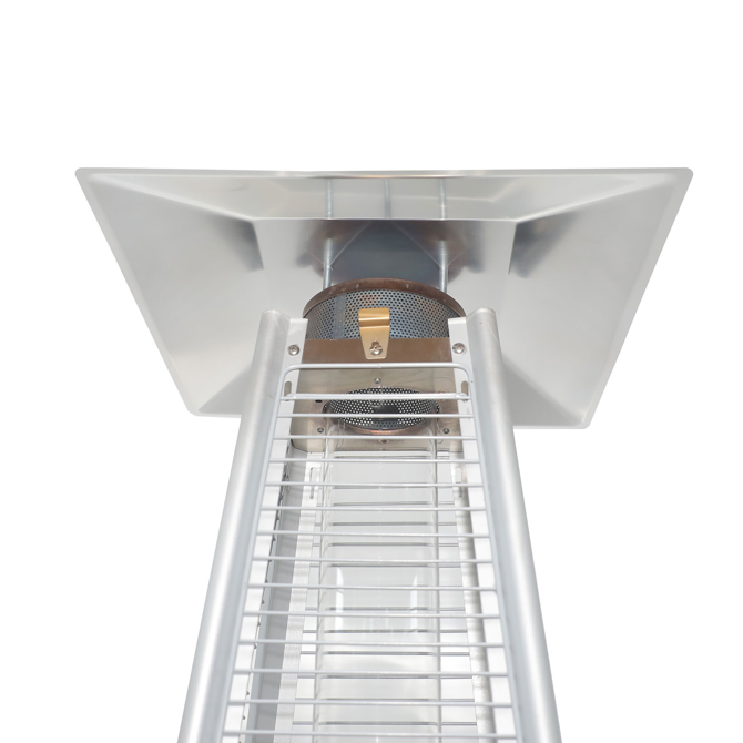 Outdoor Patio Pyramid Heater Stainless Steel