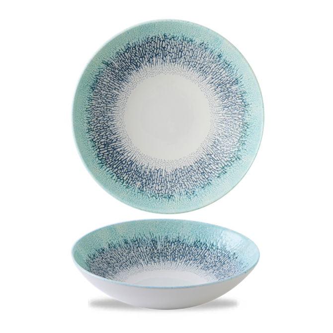 Studio Prints Fusion Blue Coupe Bowl 7.25inch / 18.2cm