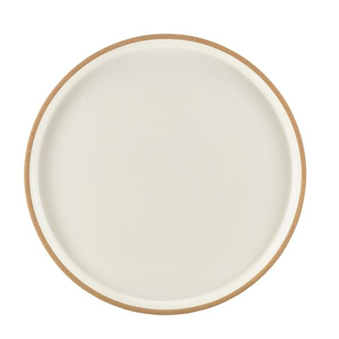 GenWare Kava White Stoneware Presentation Plate 25cm