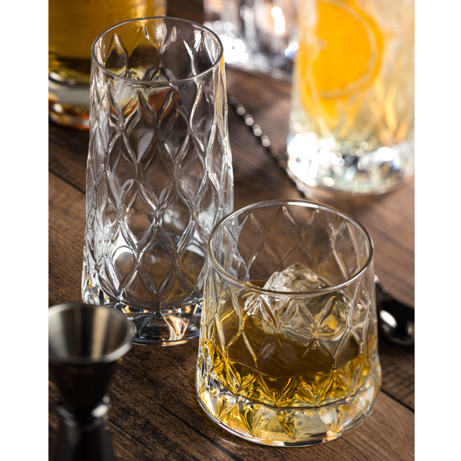 Leafy Long Drink Glasses 12.25oz / 340ml