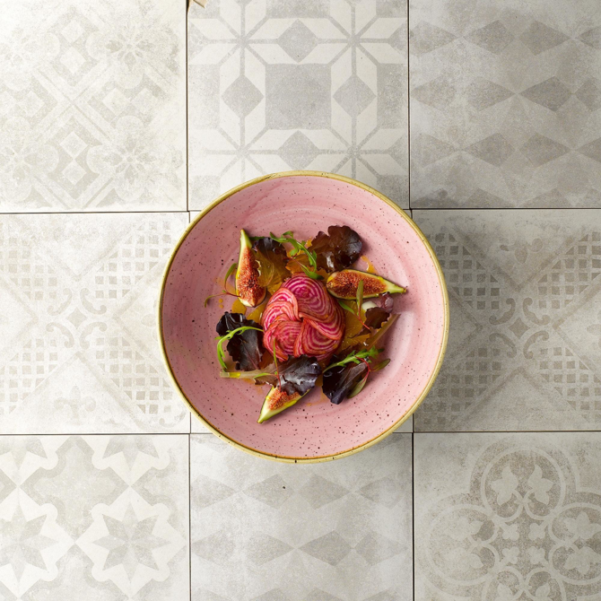 Stonecast Petal Pink Evolve Coupe Plate 6.5inch
