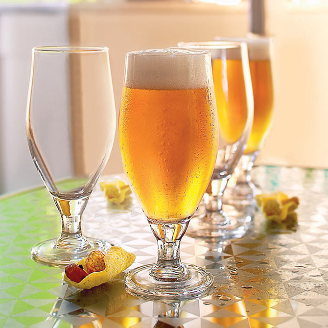 Cervoise Beer Glasses 500ml LCE at 2/3rd Pint