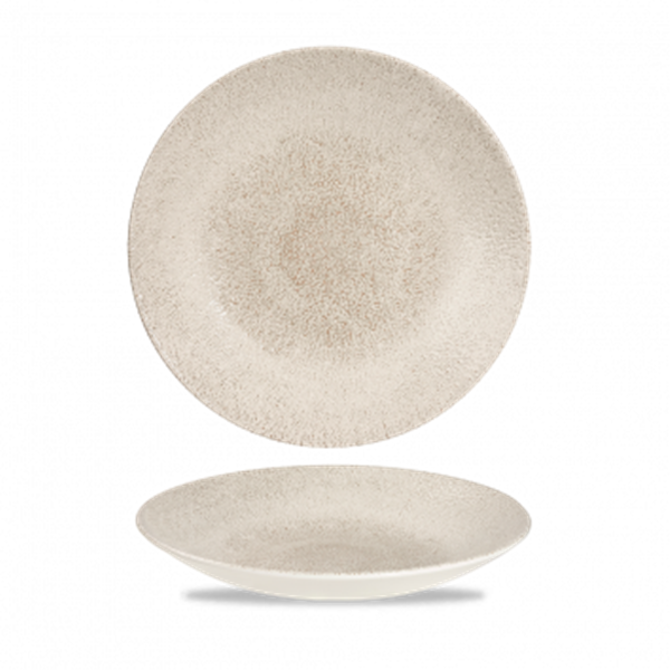 Raku Agate Grey Deep Coupe Plate 9.40inch