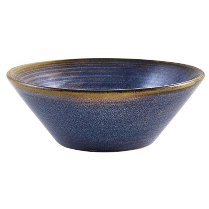 Terra Porcelain Aqua Blue Conical Bowl 5.5inch / 14cm