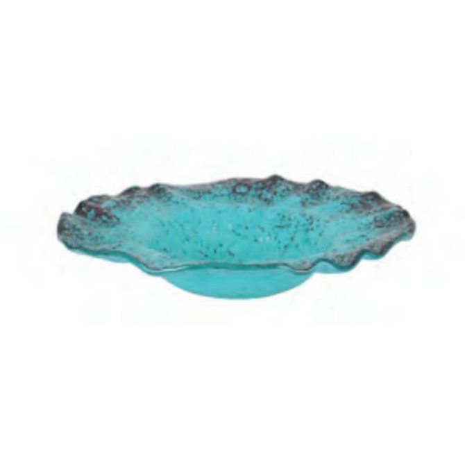 Turquoise Tasting Plate 25 x 6cm