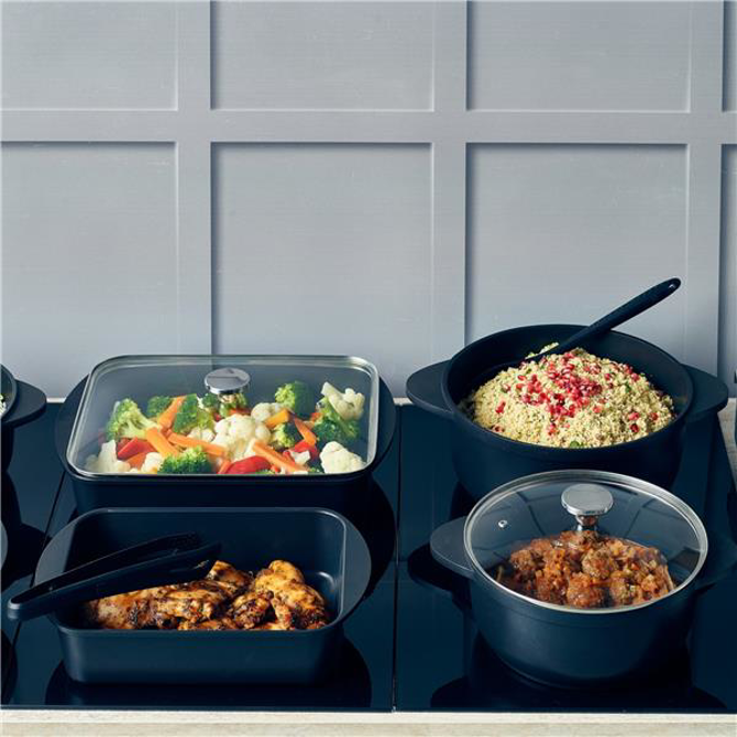 GenWare Glass Lid For Cast Aluminium Roaster 40 x 27cm