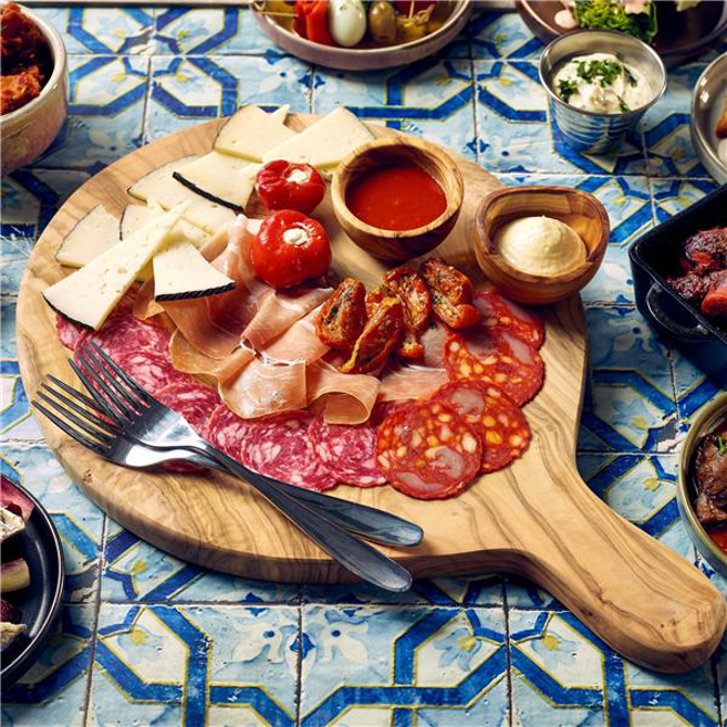 GenWare Olive Wood Round Paddle Board 10inch / 26cm