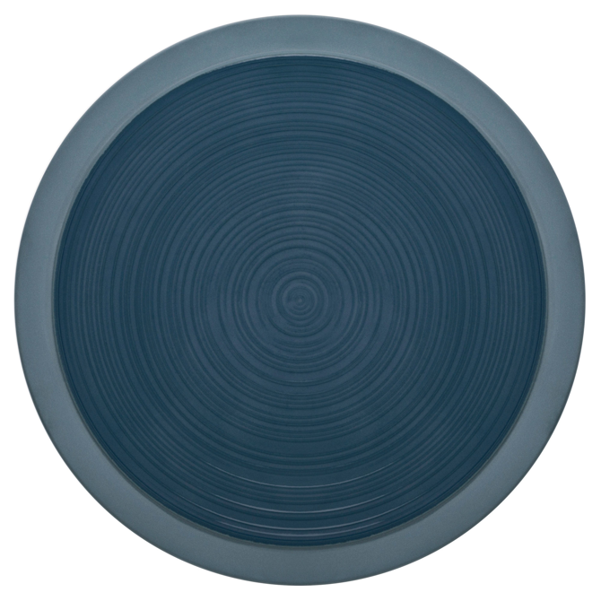 Bahia Round Dinner Plates Blue Stone 11.4" / 29cm
