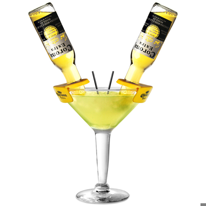 Angled CoronaRita Bottle Holder