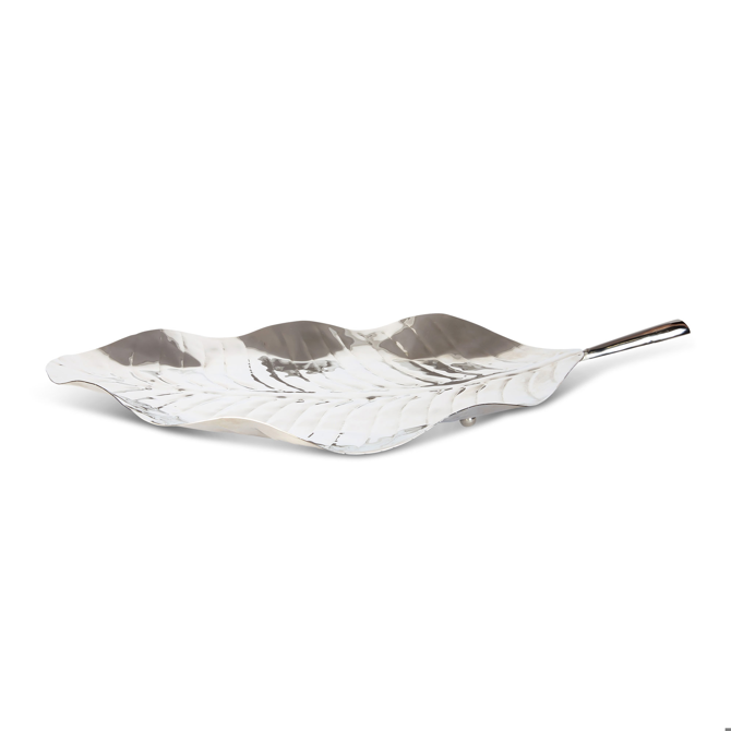 Silver Leaf Design Platter 23.6inch / 60cm