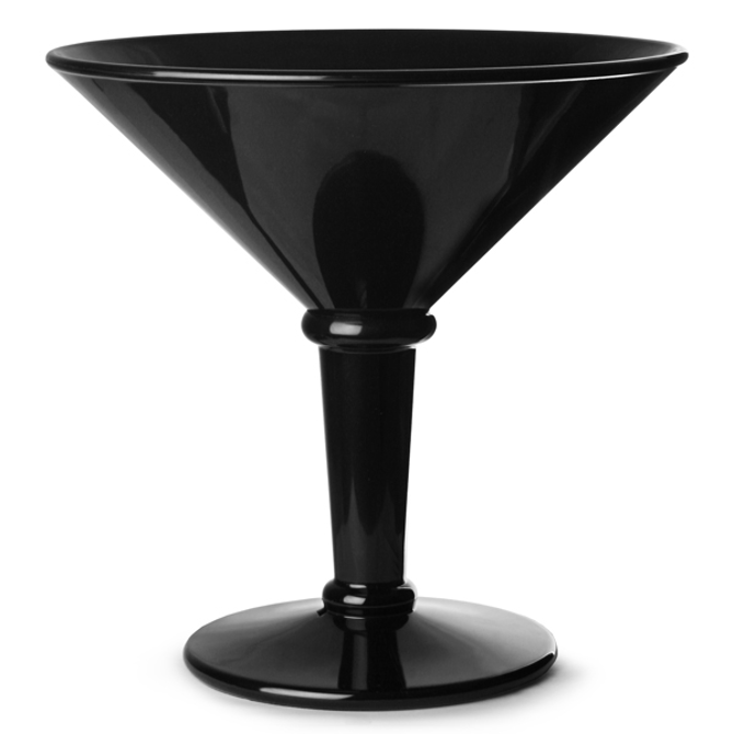 Super Martini SAN Glass Black 48oz / 1.4ltr