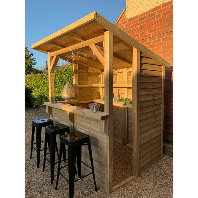 Wooden Garden Bar