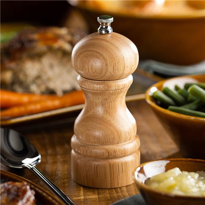 Light Wood Salt/Pepper Grinder 5inch / 13cm