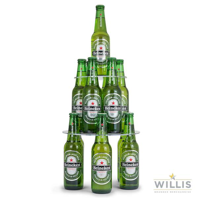 Display Bottle Stacker Clear