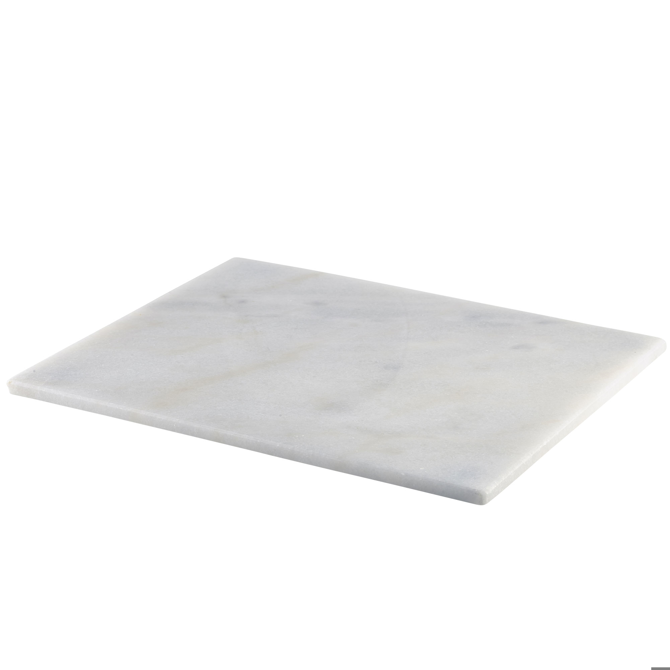 White Marble Platter 32 x 26cm