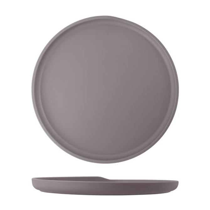 Sand Brown Copenhagen Round Melamine Plate 28cm