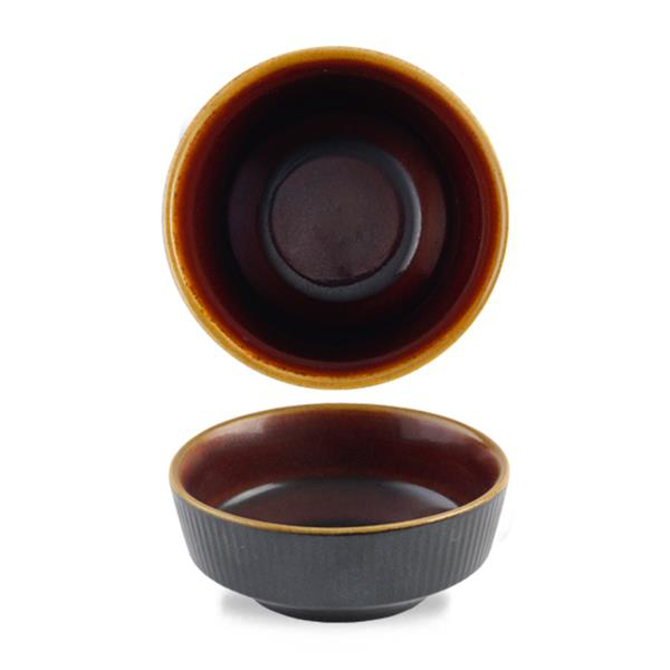 Nourish Tokyo Black Kochi Shallow Bowl 9oz / 260ml