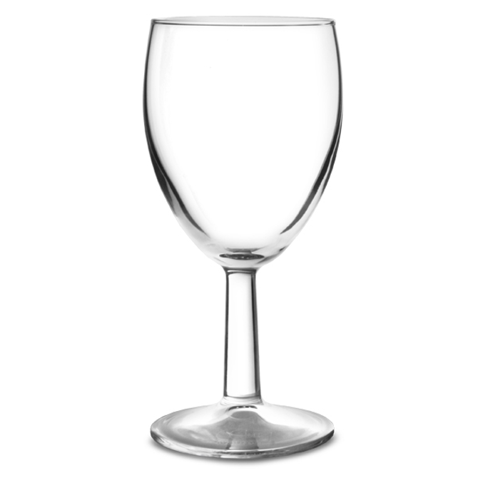 Saxon Toughened Wine Glasses 9oz LCE at 175ml