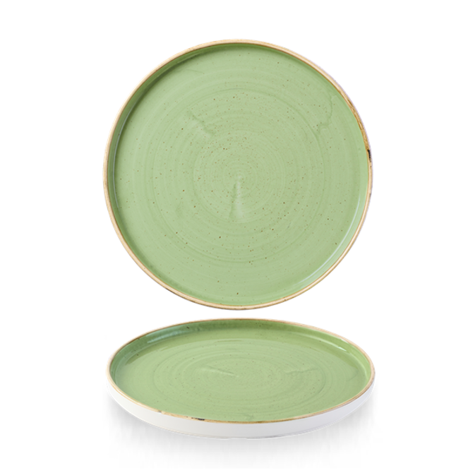 Stonecast Sage Green Walled Plate 8.25inch