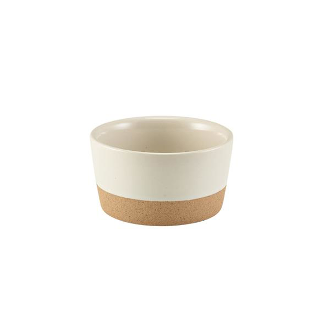 GenWare Kava White Stoneware Ramekin 2.5oz / 7.50ml