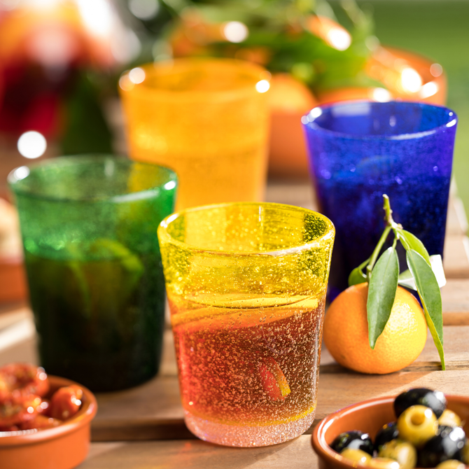 Partido Orange Tumblers 9.5oz / 270ml