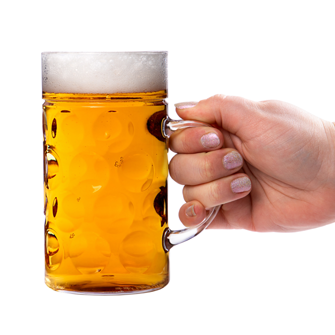 Plastic Beer Stein 1 Pint / 580ml