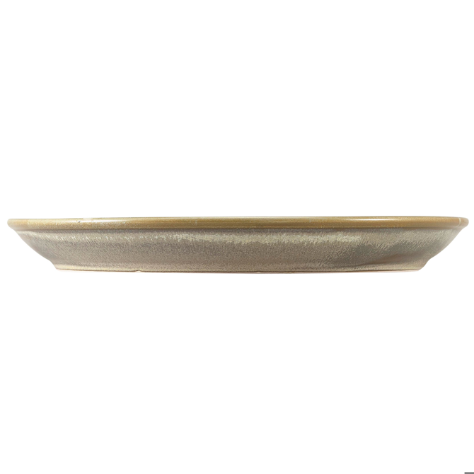Terra Porcelain Coupe Plates Matt Grey 10.8" / 27.5cm
