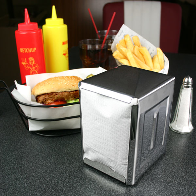 Stainless Steel Serviette Dispenser