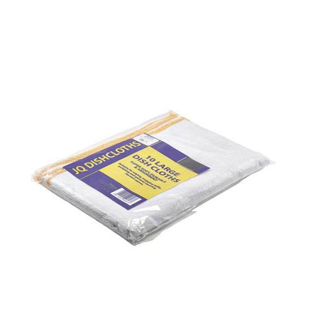 Large JQ Dishcloths Yellow 30 x 40cm (10pcs)