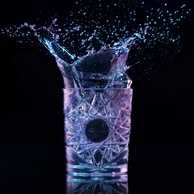 Premium Double Old Fashioned Blue 12.3oz / 350ml