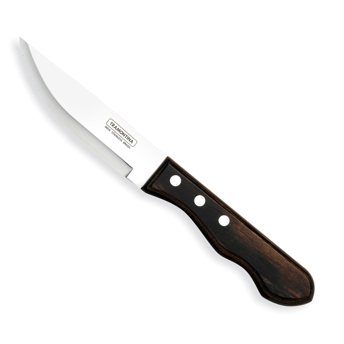 Tramontina Jumbo Polywood Pointed Steak Knife Light Black