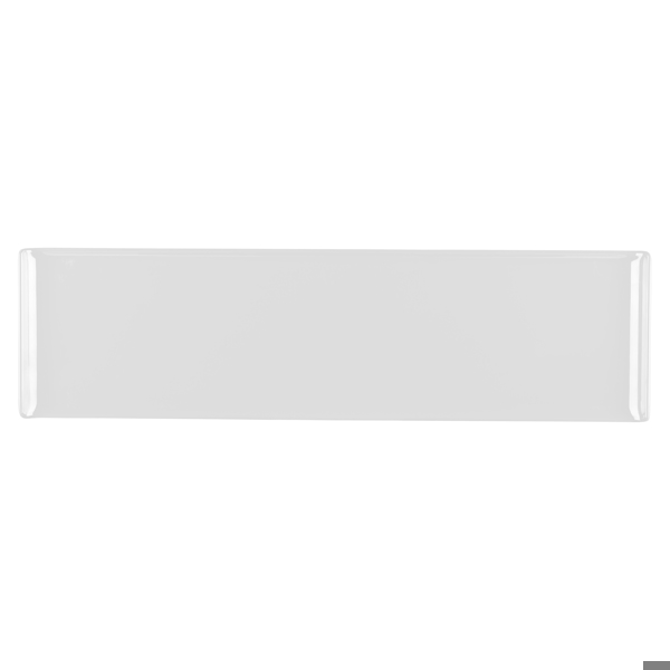 Churchill Alchemy Melamine Rectangle Buffet Tray White 22inch / 56cm