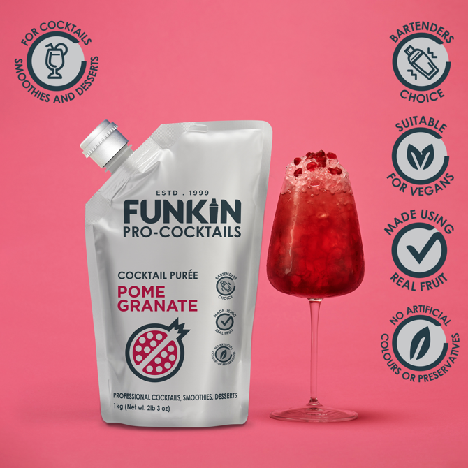 Funkin Pomegranate Puree 1kg