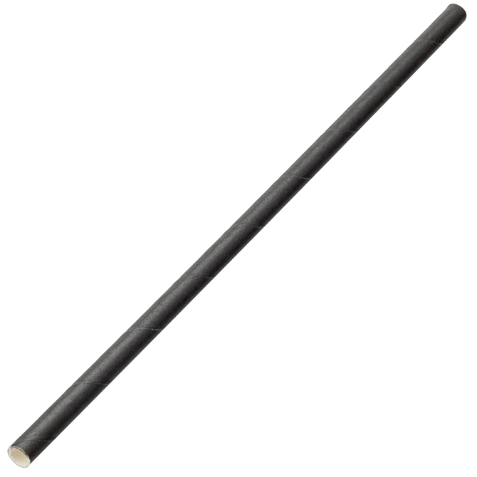 Biodegradable Paper Straws Black