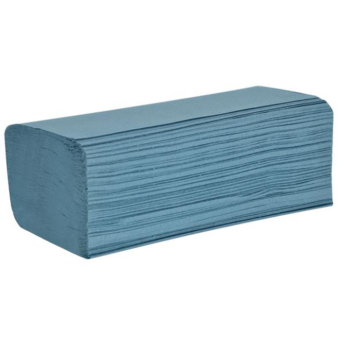 1ply Blue Raphael Z-Fold Hand Towel: 200mm x 240 mm x 3000 Sheets