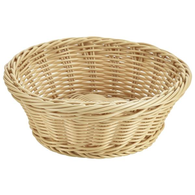 Round Polywicker Basket 21 x 8cm