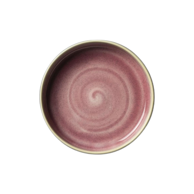 Aurora Vesuvius Rose Quartz Tray Round Plate 14cm / 5.5inch