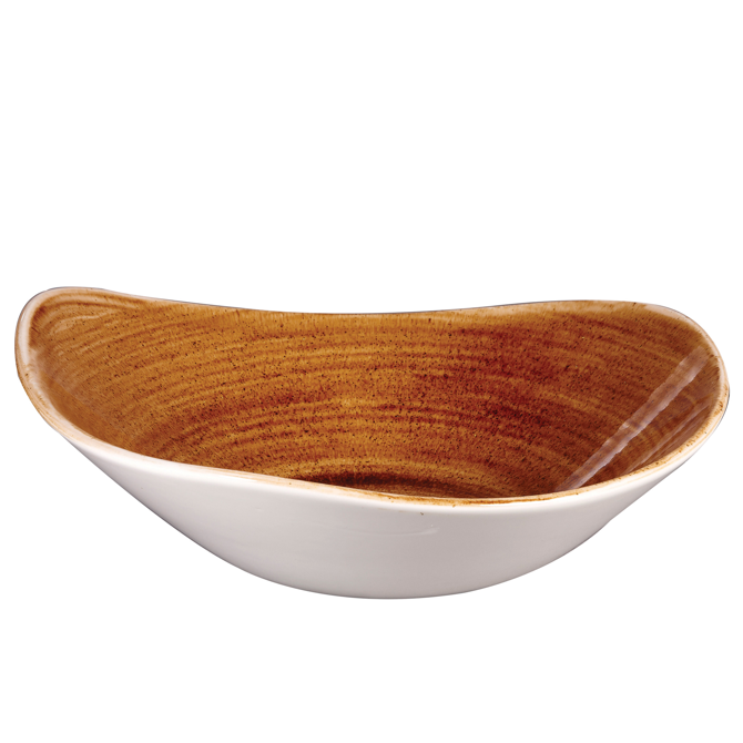Churchill Stonecast Patina Vintage Copper Triangle Bowls 6inch / 15.3cm