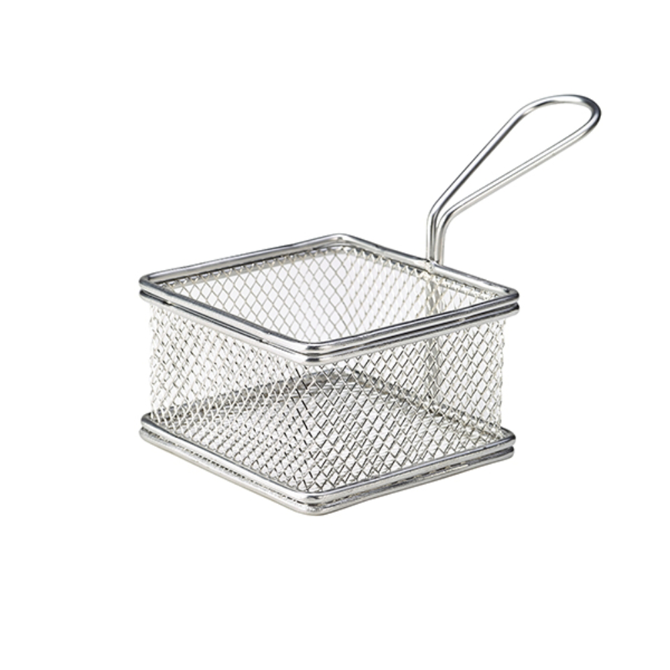Serving Fry Basket Square 9.5X9.5X6cm	