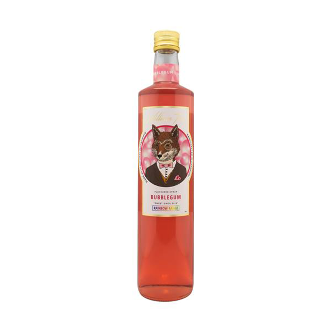 William Fox Premium Rainbow Range Bubblegum Syrup 75cl