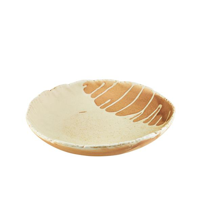 Terra Porcelain Roko Sand Coupe Bowl 28cm