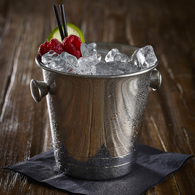 Mini Stainless Steel Ice Bucket Replica 14cm