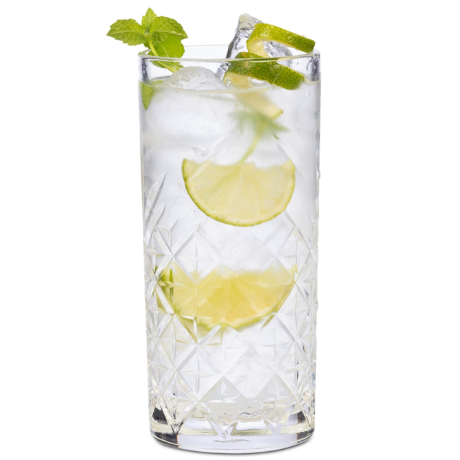 Timeless Vintage Long Drink Glasses 12.75oz / 370ml
