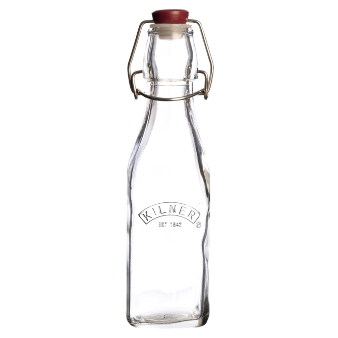 Kilner Square Clip Top Bottle 250ml