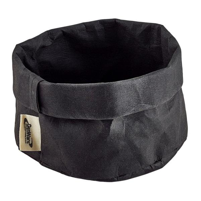 Black Washable Paper Bag 13cm x 10cm